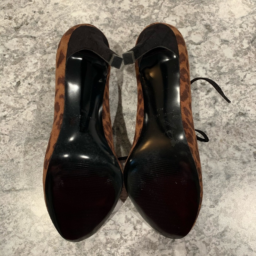 Nine West Stiletto Heel Leopard Print Sasafraso. - Picture 6 of 6